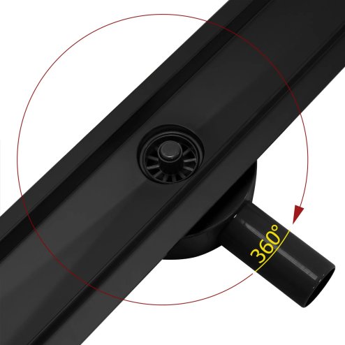 Linear drainage Pure Neo Pro 2in1 Black 50
