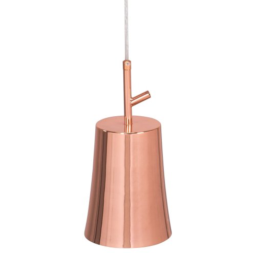 Pendant Lamp TOOLIGHT APP1036-1CP Rose-Gold 1-light point E27 13x13x26,5-107cm