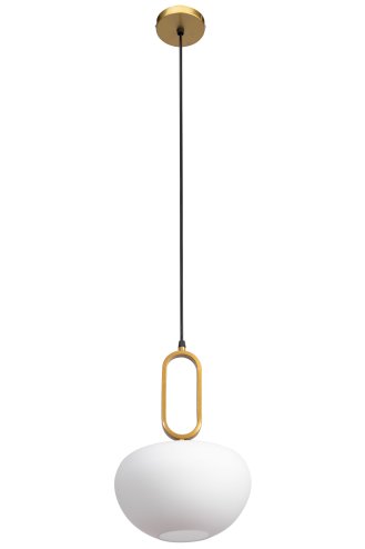 Pendant Lamp TOOLIGHT APP1074-1CP White Gold 1-light point E27 22x22x15,5-100cm