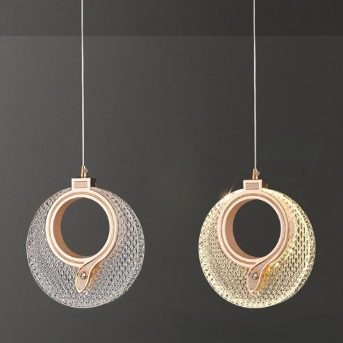 CRYSTAL LED PENDANT LAMP TOOLIGHT LHJ110-1CP 80 GOLDEN
