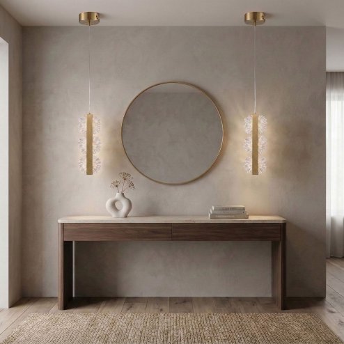 CEILING LAMP CHANDELIER REA G150-3CP GOLD BRUSH GOLD