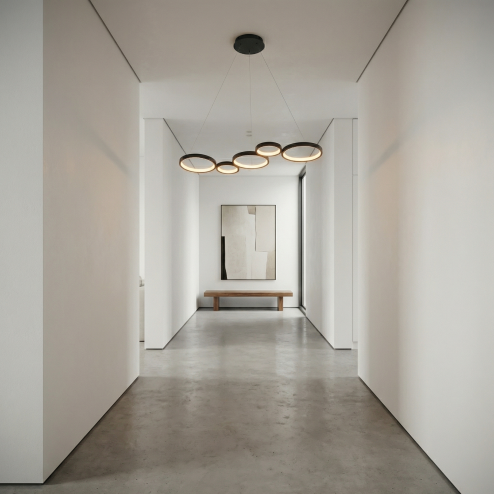 CEILING LAMP CHANDELIER REA APP1923-CP BLACK