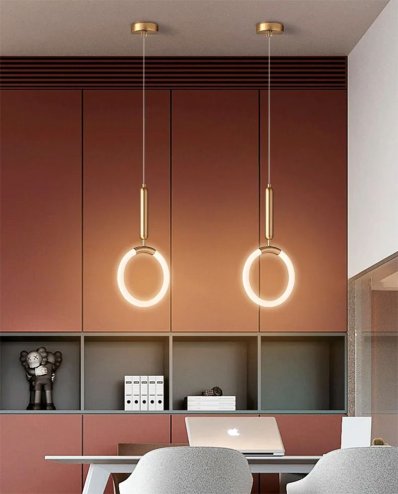 LED PENDANT LAMP TOOLIGHT LHJ058-CP1 4 BRUSHED GOLD