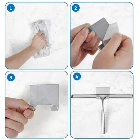 Bathroom squeegee Gold