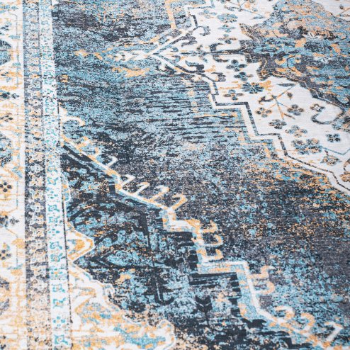 PLUSH DESIGN 2 1.80*2.60 BLUE