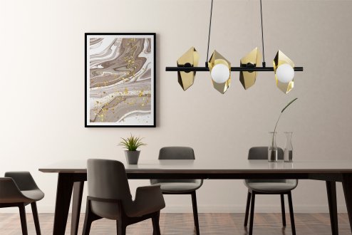 Lamp APP1412-CP BLACK GOLD