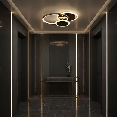 CEILING LAMP TOOLIGHT APP1710-C GOLD LED