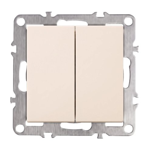 Toolight Double Switch Oste Jnh007-w Beige