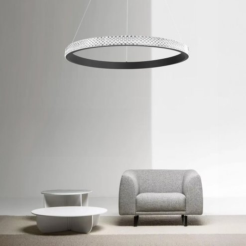 CEILING LAMP CHANDELIER TOOLIGHT LED APP1512-CP BLACK