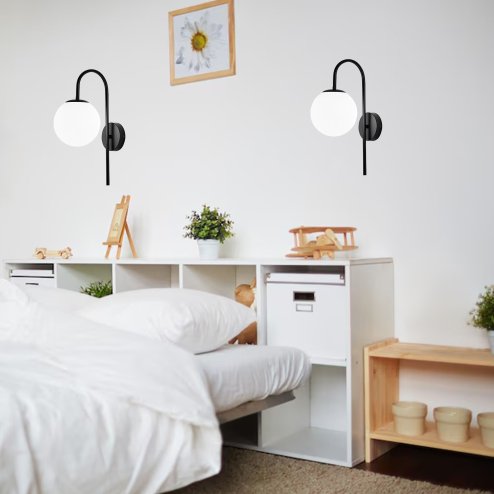 WALL LAMP TOOLIGHT G090-1W BLACK WHITE