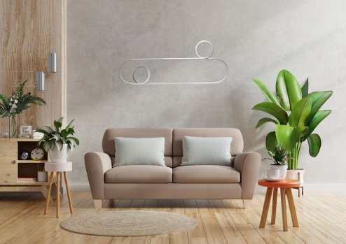 Pendant LED Lamp TOOLIGHT APP810-CP Chrome + remote control 1-light point 40 W 34,5x90x106cm