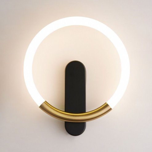 LED WALL LAMP TOOLIGHT LHJ068-W 60 BLACK, BRUSH GOLD