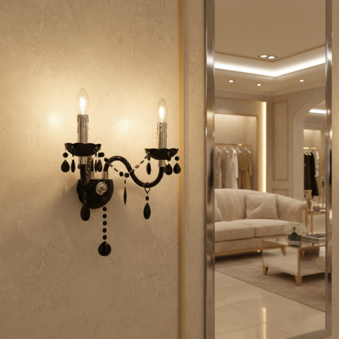 WALL LIGHT TOOLIGHT EBT018-2W BLACK