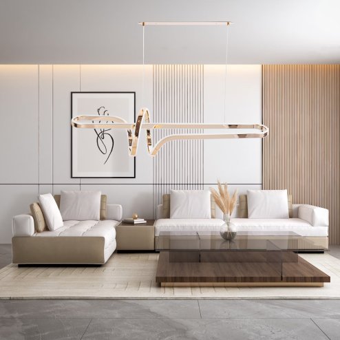 CEILING LAMP CHANDELIER TOOLIGHT LED G039-CP GOLD
