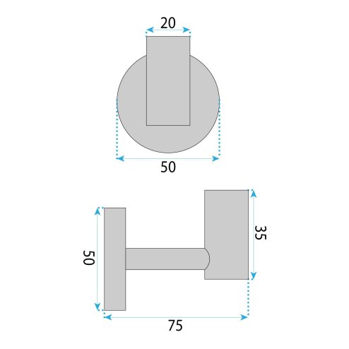 Rea Bathroom Hanger 5705 Galo Titan