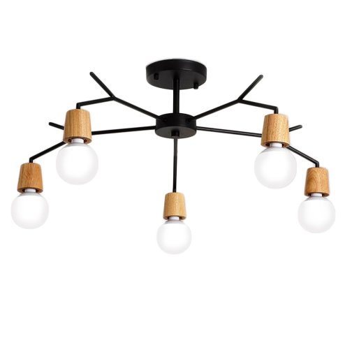 Pendant Lamp TOOLIGHT APP694-5C Scandinave Metal 5-light points E27 88x88x26cm