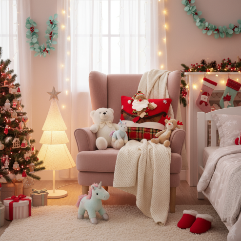 Christmas pillowcase 40x40 RED YX021