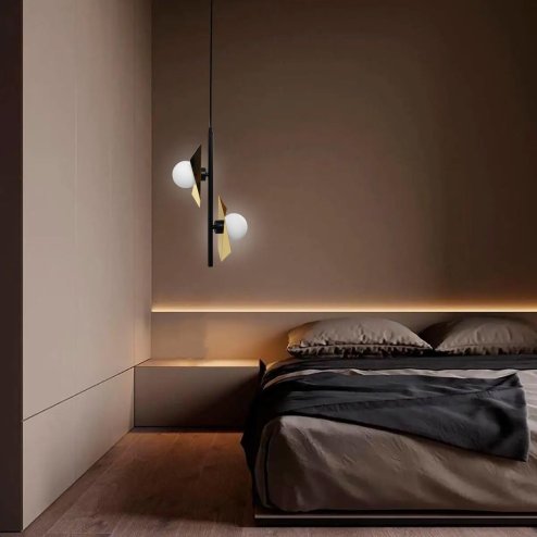 Lamp APP1410-CP BLACK GOLD