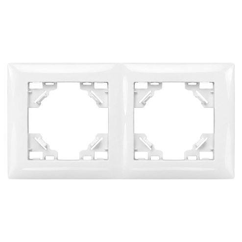 Toolight Double Socket Frame Oste Jnh014-2f White Image