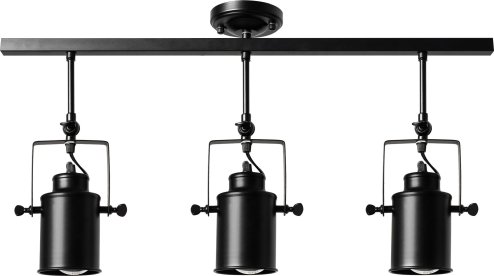 Pendant Lamp TOOLIGHT APP487-3C SPOT 3 Black 3-light points E27 10,5x70x38cm