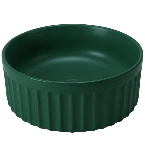 Rea Set: Wall-hung Toilet Bowl + Countertop Washbasin Duo Matcha Matt