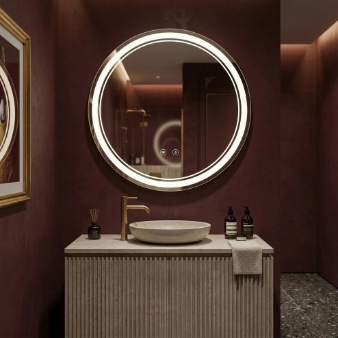 Mirror Rea Soft 80 Led Transparent