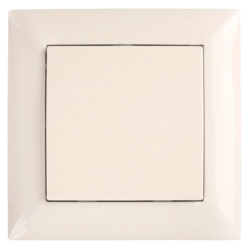 Toolight Single Switch With Frame Oste Jnh006-w Beige