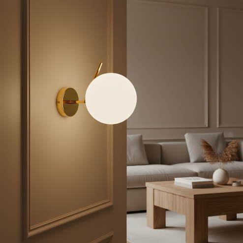 WALL LAMP TOOLIGHT G100-1W GOLD WHITE