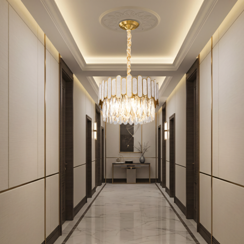 CEILING LAMP CHANDELIER TOOLIGHT APP1746-4CP GOLD 40CM