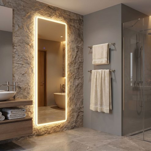 Mirror Rea Classico White