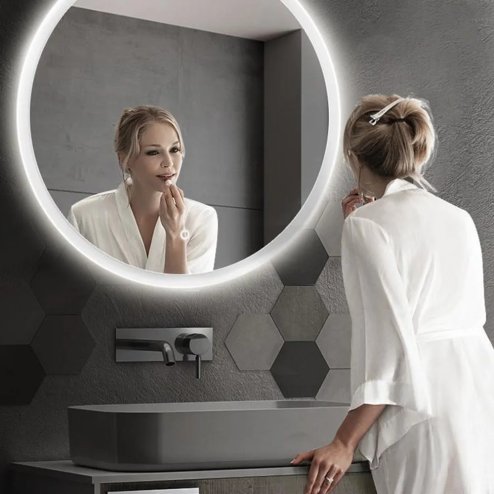 Bathroom LED Mirror REA FFJ 90cm
