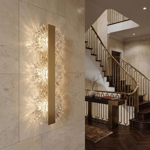 WALL LAMP REA G149-3W GOLD GOLD