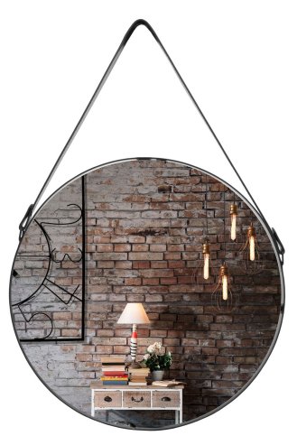 Mirror with Strap REA CFZL-MR065 65cm Black