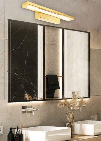 Bathroom Wall LED Light TOOLIGHT APP837-1W Gold 60cm 12W