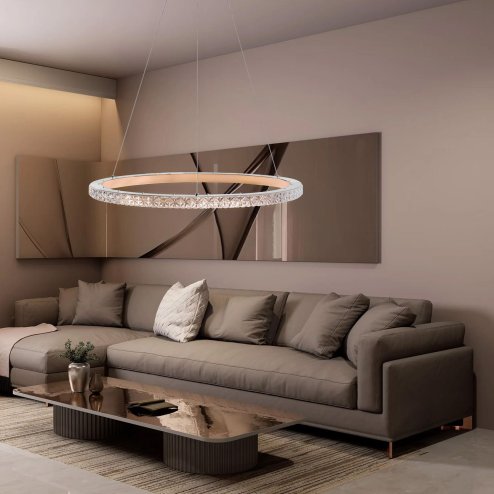 CEILING LAMP CHANDELIER TOOLIGHT MS009-CP ROSE GOLD 59CM