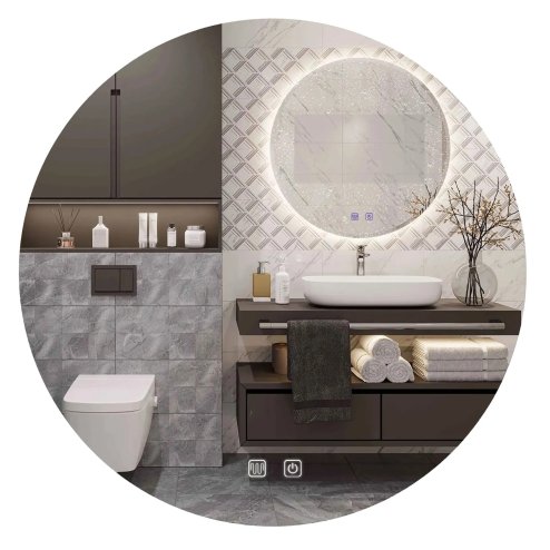 Bathroom LED Mirror REA HZJ 90cm