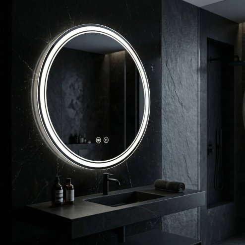 Mirror Rea Soft 90 Led Transparent