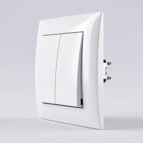 Toolight Double Switch Oste Jnh007-w White