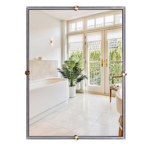 MIRROR REA LED BL808 60CM GOLD