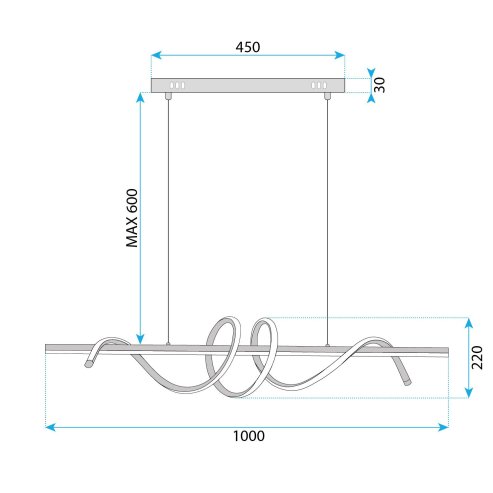 CEILING LAMP CHANDELIER TOOLIGHT G065-CP GOLD