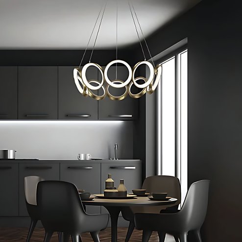 CEILING LAMP CHANDELIER TOOLIGHT APP1800-CP GOLD