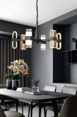 Pendant LED Lamp TOOLIGHT APP770-6C Modern + remote control 6-light points 120 W 70x70x92cm