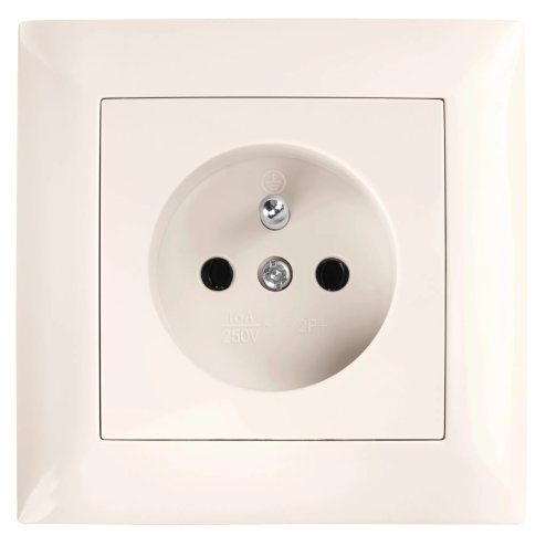 Toolight Single Socket Frame Oste Jnh013-1f Beige