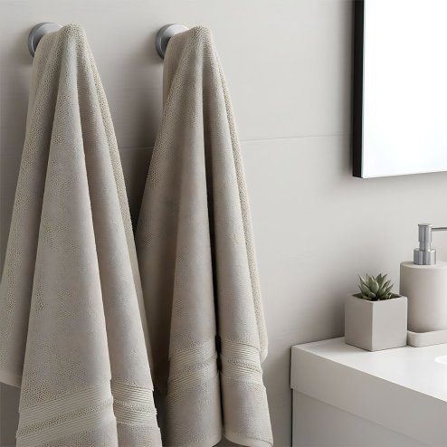Set Of Bathroom Hangers Rea Ari Brush Nickel