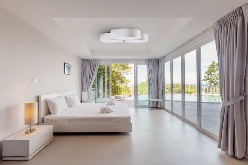 Ceiling Lamp Chandelier TOOLIGHT APP879-C Triangle White 40cm 6-light points E27 49x46x8Cm