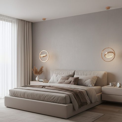 PENDANT CEILING LAMP TOOLIGHT LHJ106-1CP ROSE GOLD