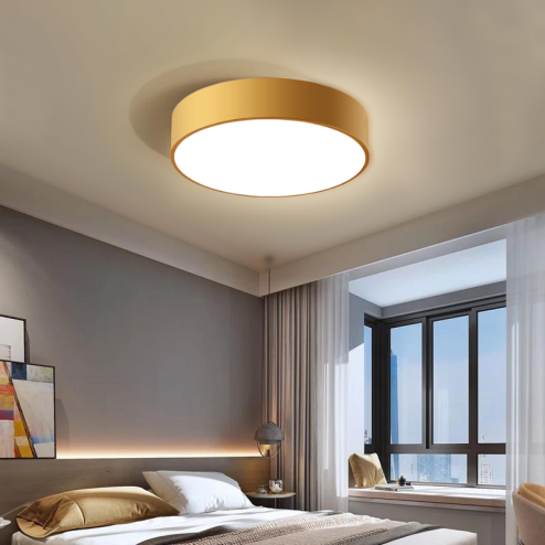 Ceiling Lamp Chandelier TOOLIGHT APP874-C Classic Gold 50cm Round 5-light points E27 50x8Cm