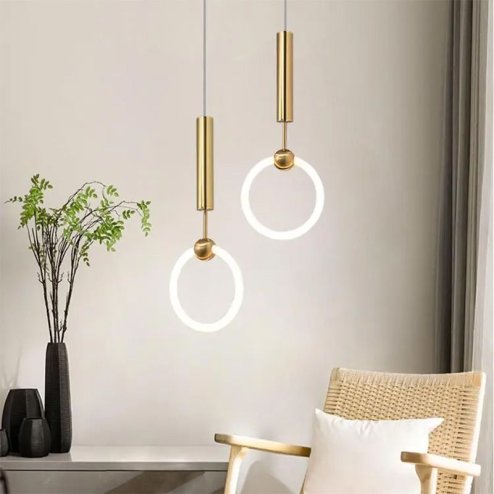 LED PENDANT LAMP TOOLIGHT LHJ059-1CP 100 BRUSHED GOLD