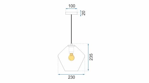 Lamp APP439-1CP APP440-1CP Transparent