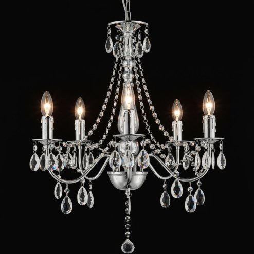 PENDANT CEILING LAMP TOOLIGHT EBT014-5CP CHROME